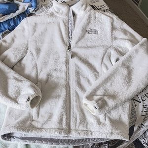 North Face White Fleece Jacket